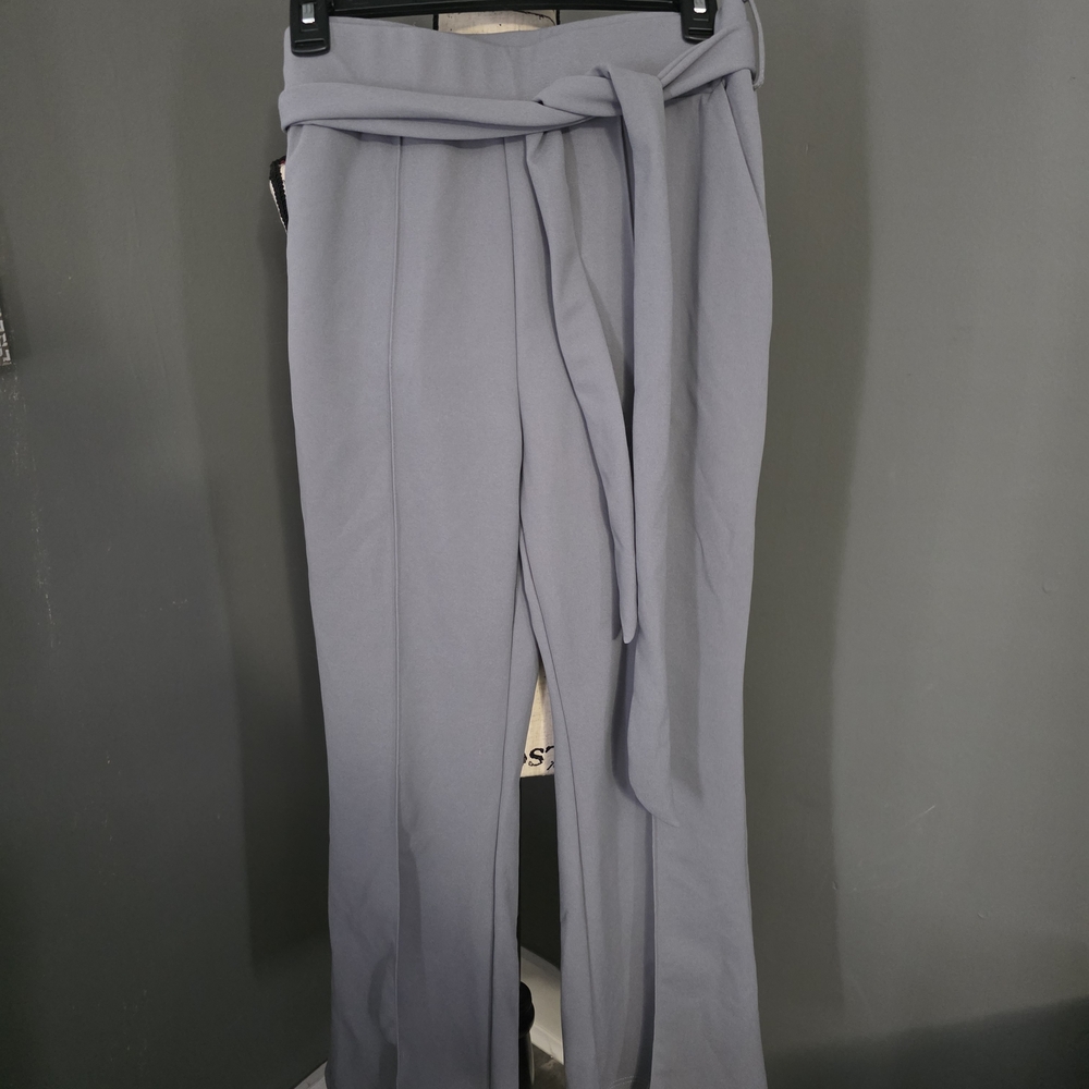SHEIN Dress Or Work Gray Wide Leg Pants